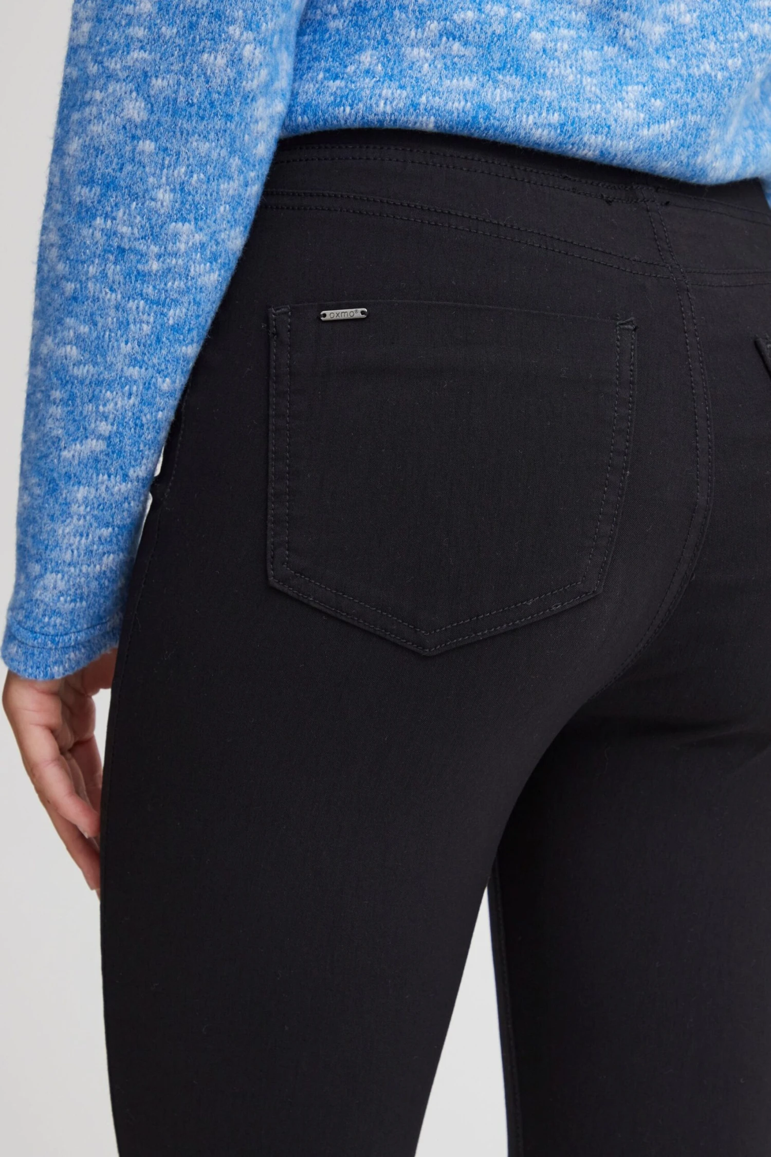 OXMO Hosen Slimfit Leggings Keily Frauen Schwarz – Bild 6