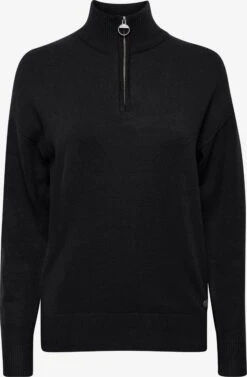 OXMO Rollkragenpullover Pullover Rita Frauen Schwarz