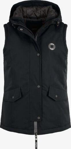 OXMO Westen Weste Tenja Frauen Schwarz