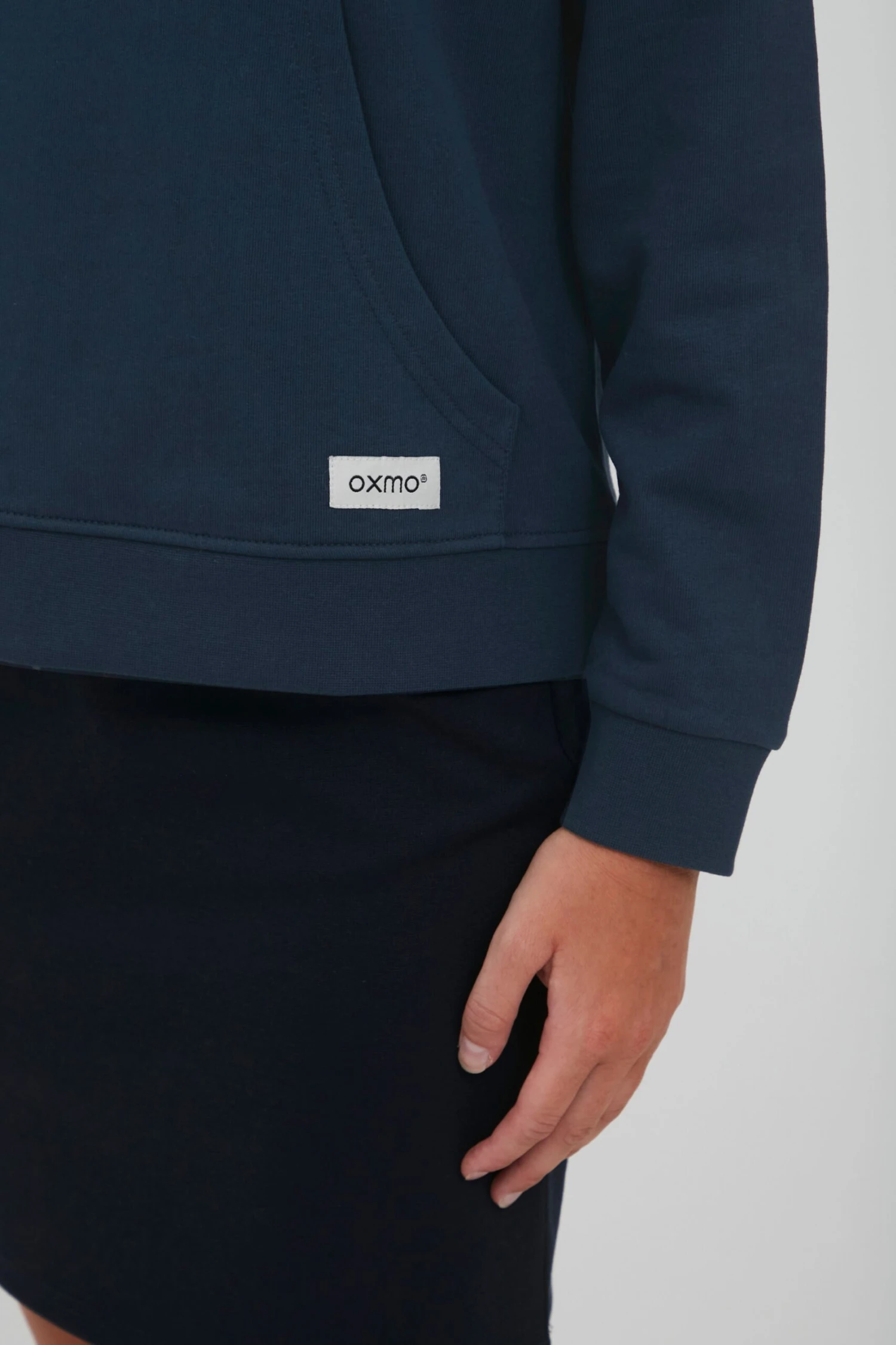 OXMO Pullover Kapuzenpullover Greta Frauen Schwarz – Bild 6