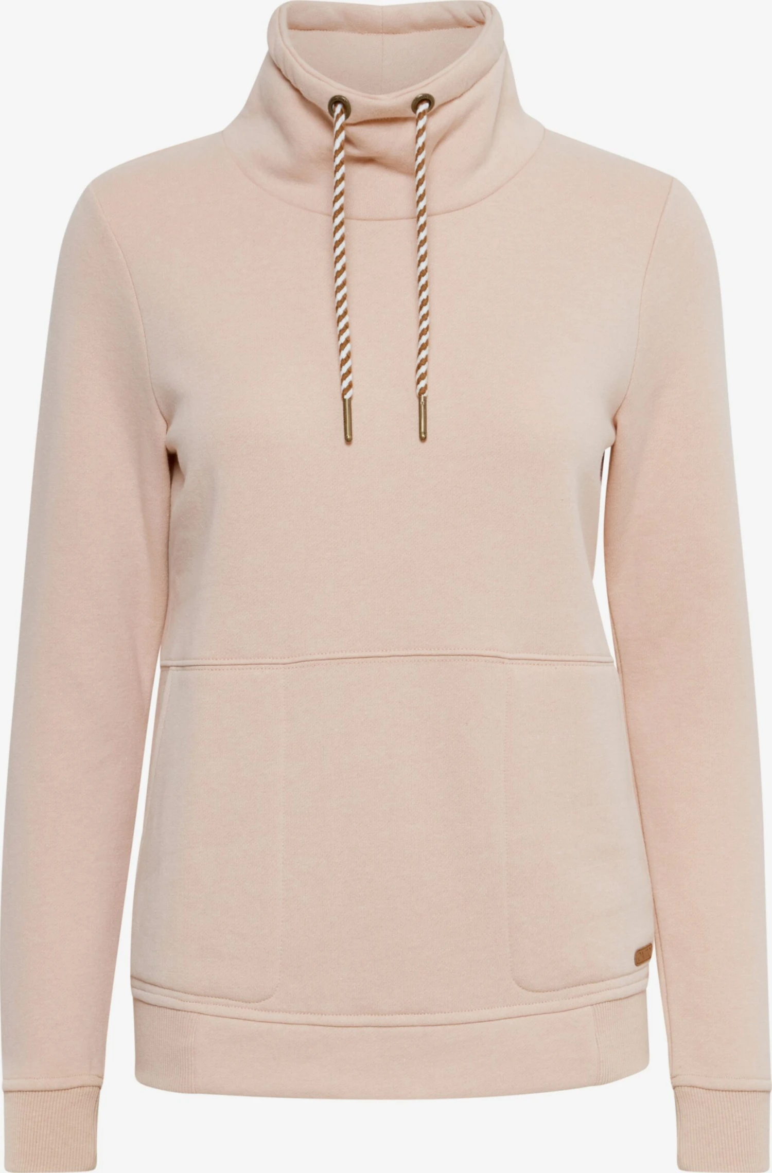 OXMO Feinstrickpullover Hoodie Vimpa Frauen Pastellorange