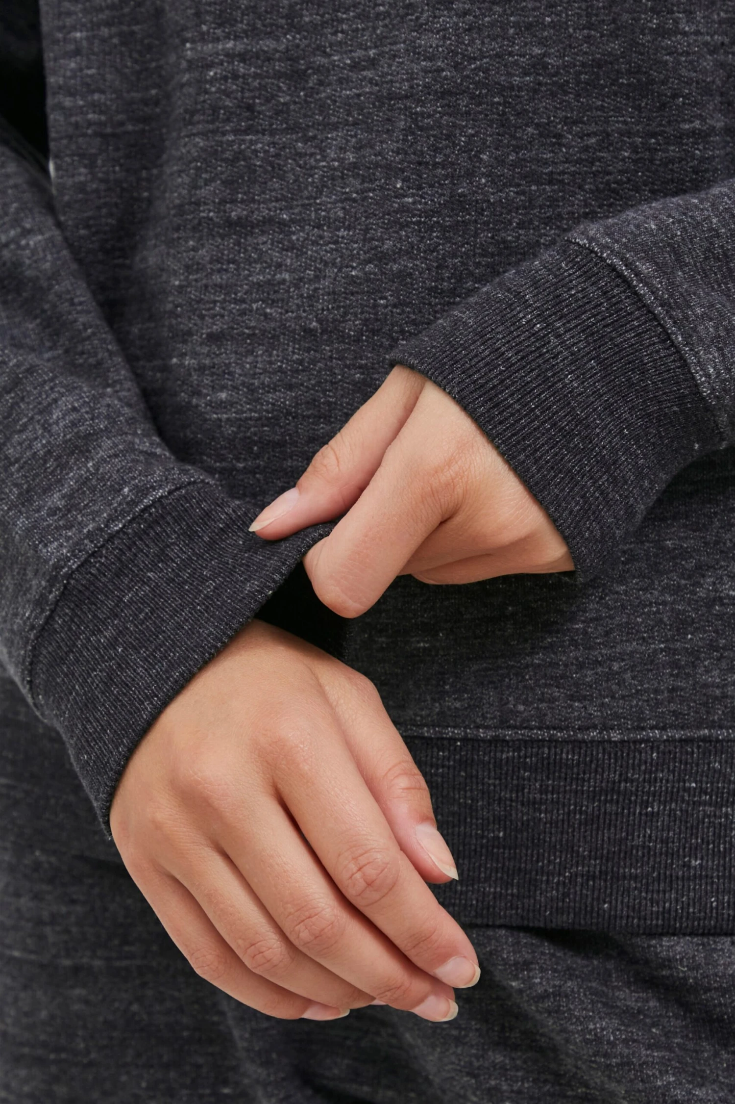 OXMO Sweatshirts Rundhalspullover HELLA Frauen Schwarz – Bild 6