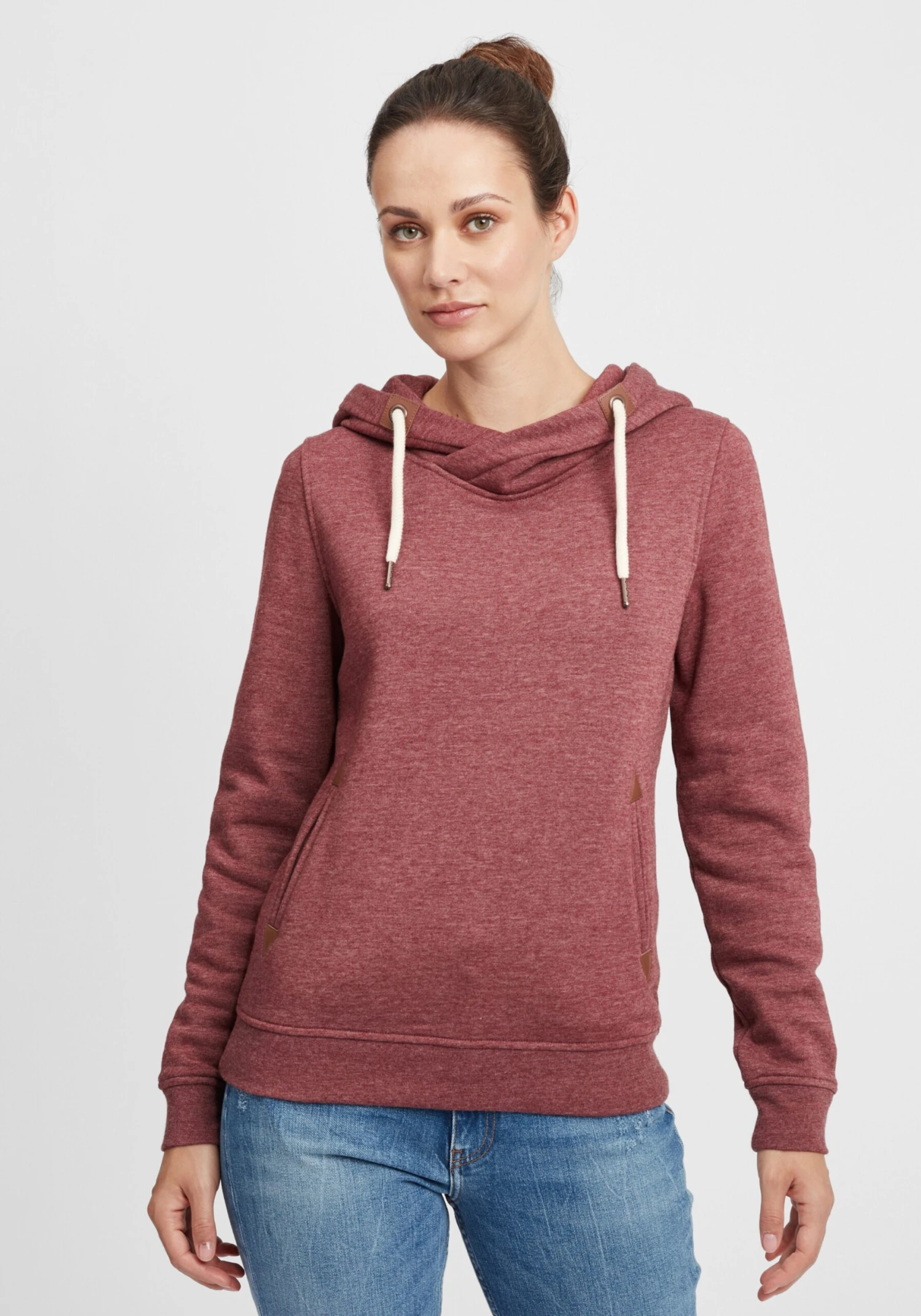 OXMO Hoodies Hoodie Vicky Hood Frauen Rot / Bordeaux – Bild 2