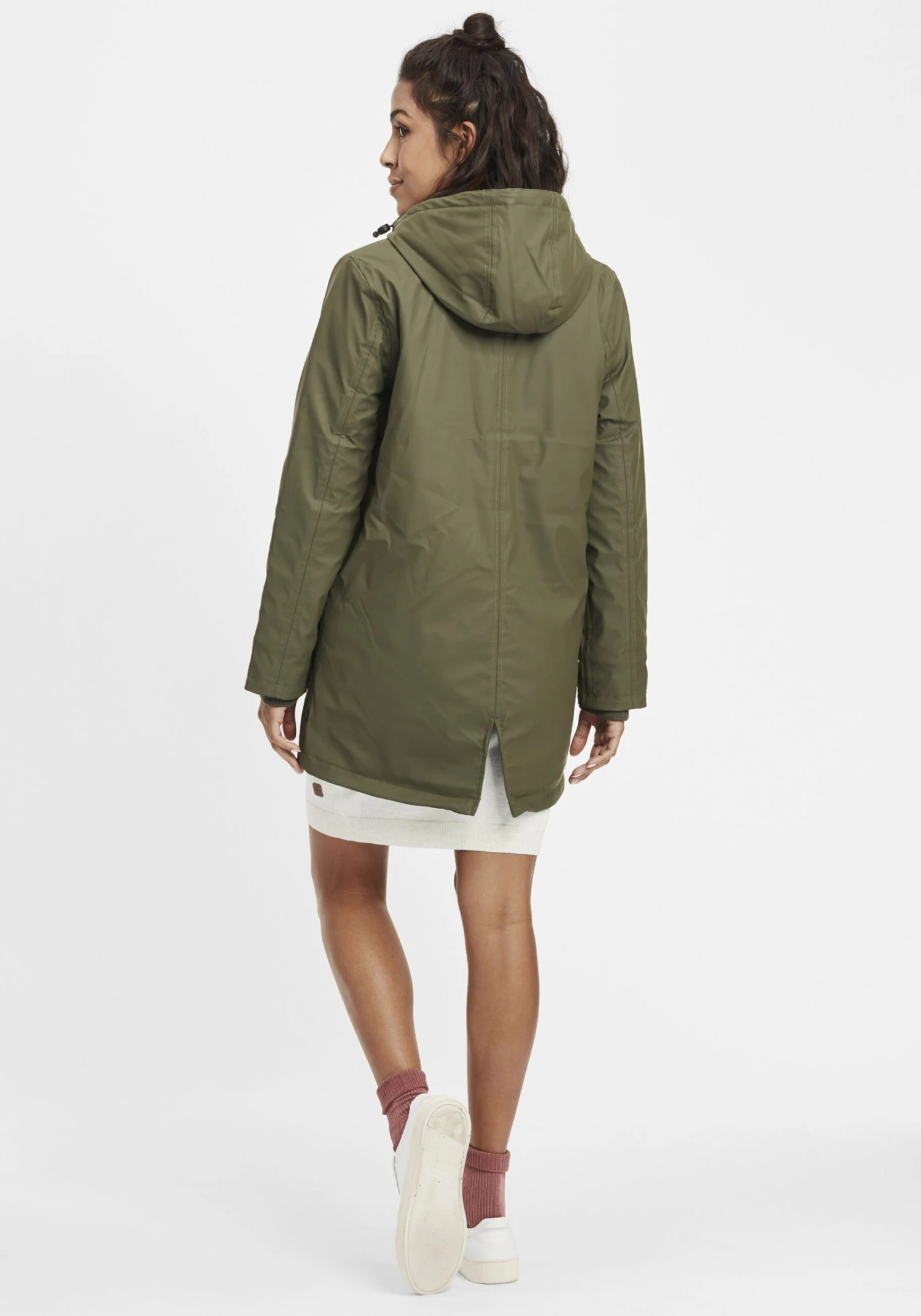 OXMO Übergangsjacken Regenjacke Janina Frauen Khaki – Bild 4