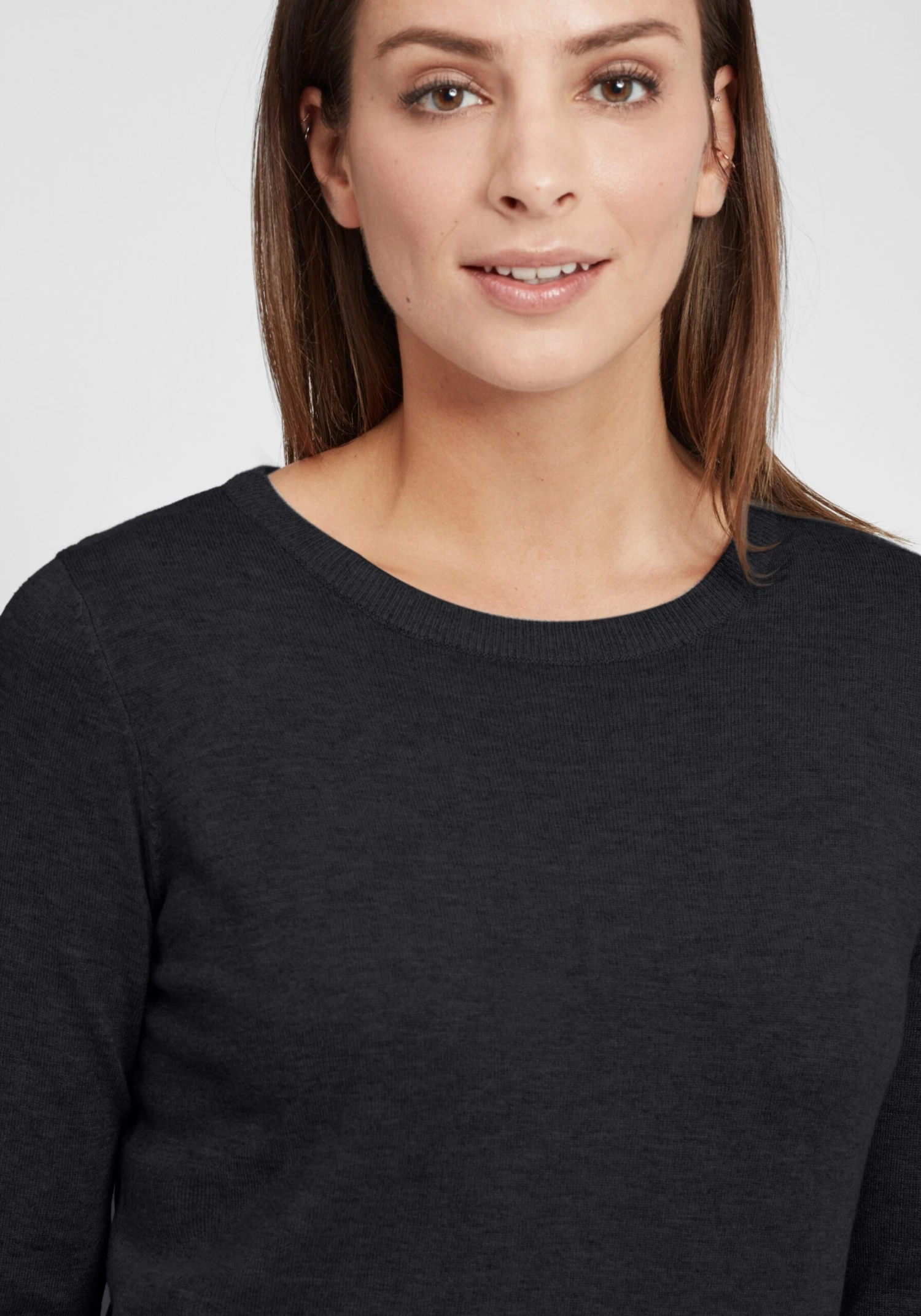 OXMO Basic Pullover Pullover Winova Frauen Dunkelblau – Bild 5