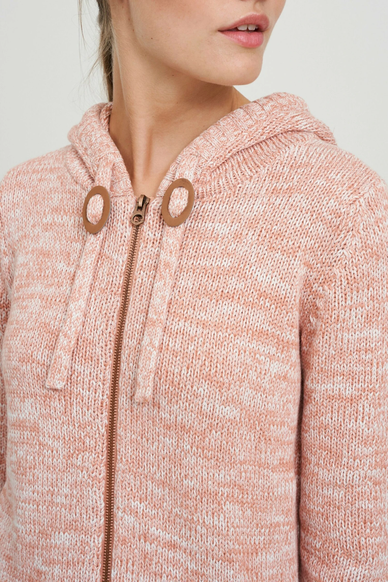 OXMO Strickjacken Strickjacke Philadelphia Frauen Rosa – Bild 5