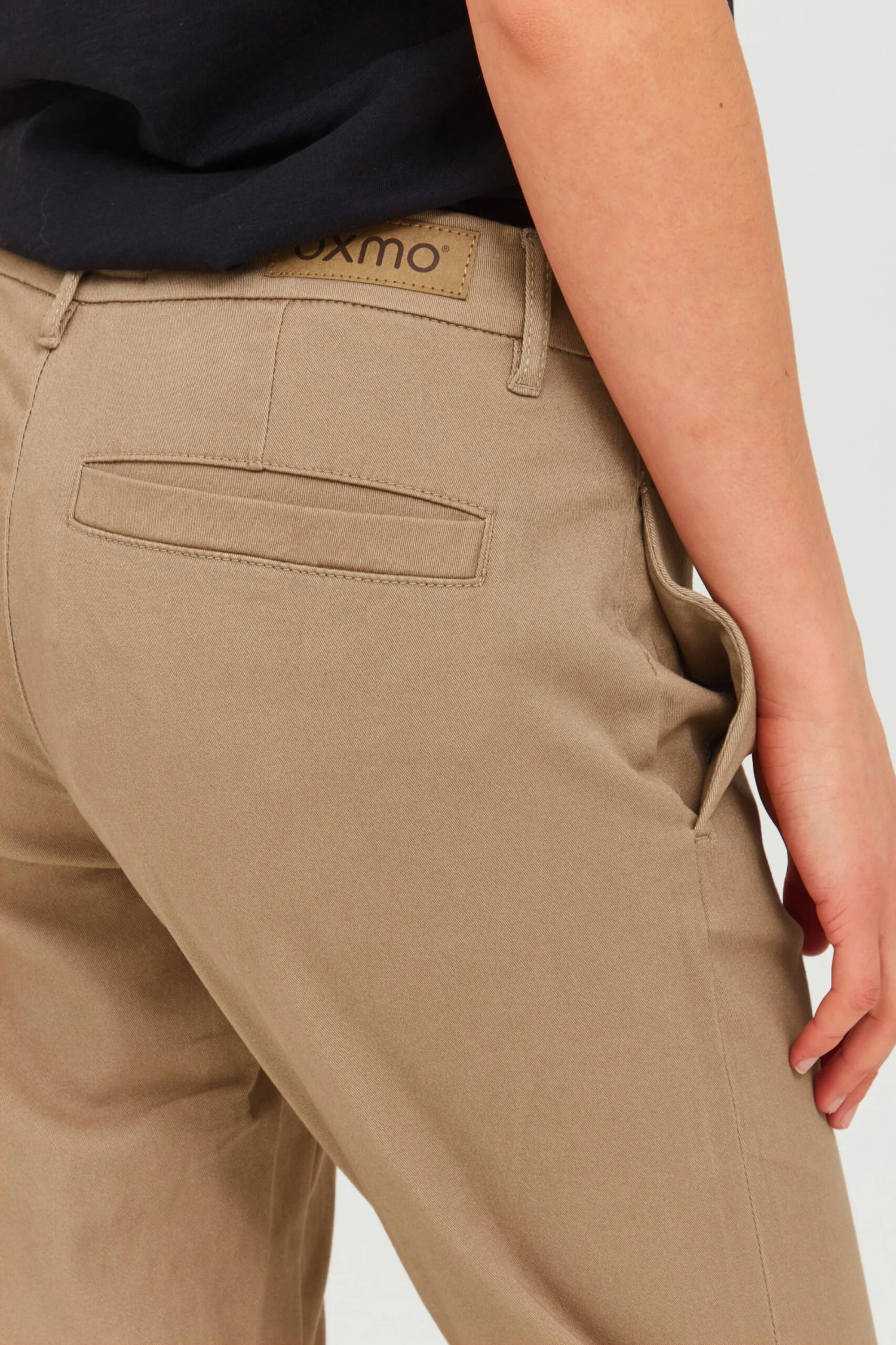OXMO Chinos Regular Chinohose Pilar Frauen Beige – Bild 6