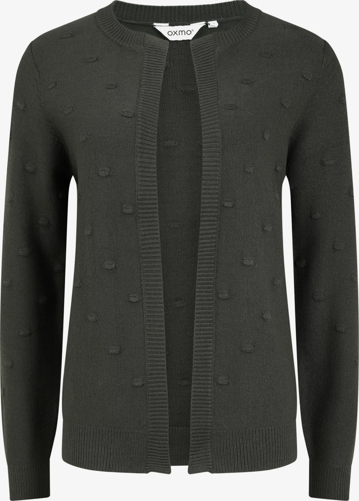 OXMO Strickjacken Strickjacke Kalotta Frauen Grau