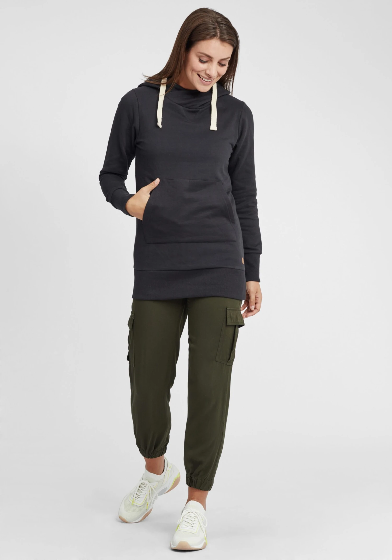 OXMO Hoodies Hoodie Jenny Frauen Schwarz – Bild 3