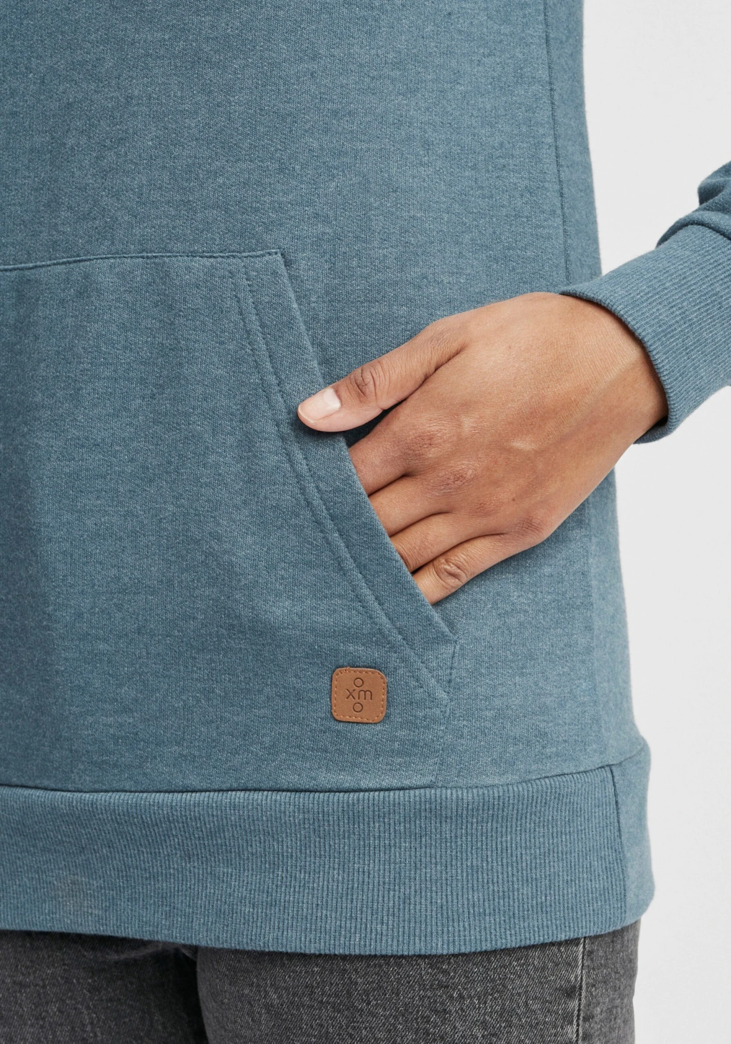 OXMO Hoodies Hoodie Julia Pile Frauen Blau / Hellblau – Bild 6