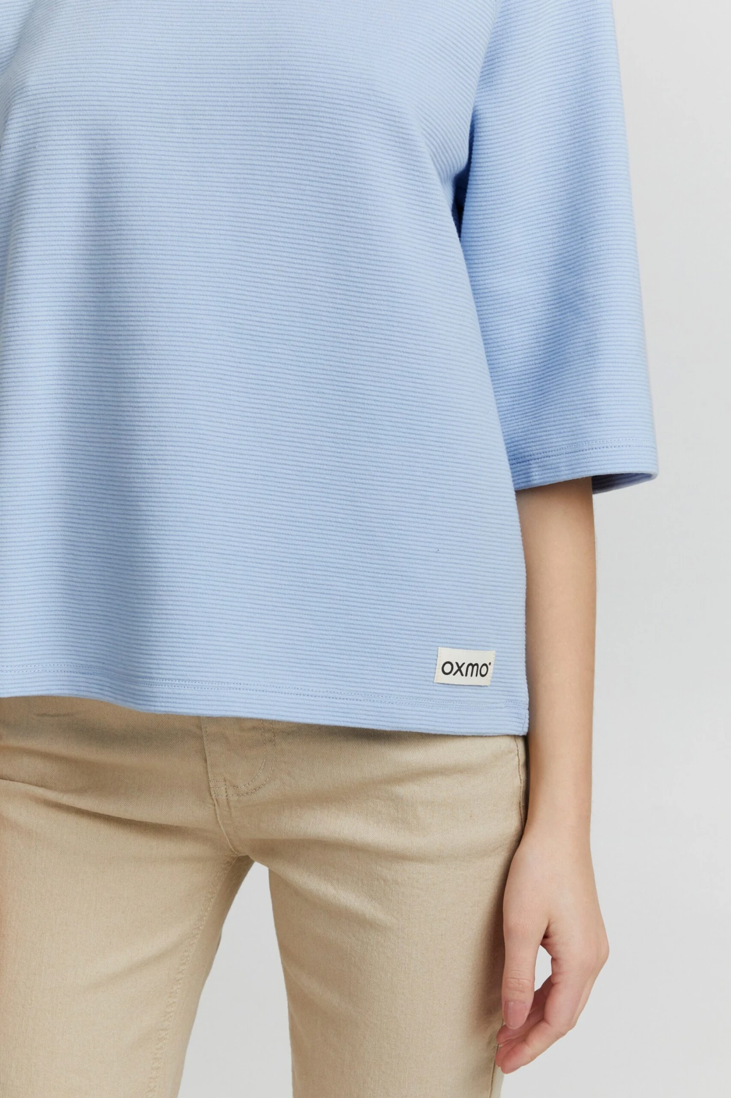 OXMO Pullover Rundhalspullover JONNE Frauen Blau – Bild 6