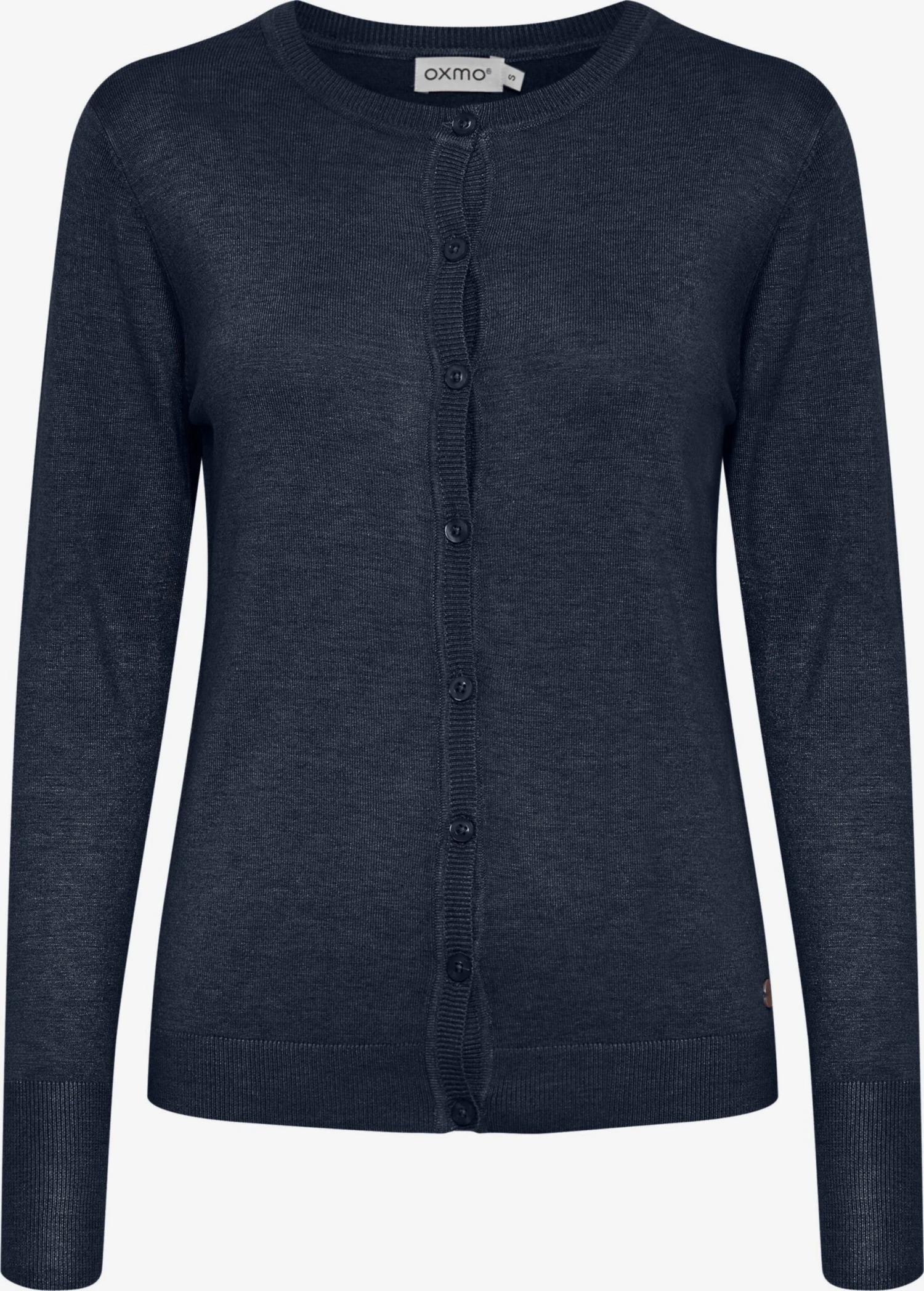 OXMO Strickjacken Strickcardigan Hlin Frauen Dunkelblau