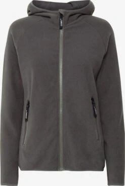 OXMO Outdoorjacken Fleecejacke FINJA Frauen Grau