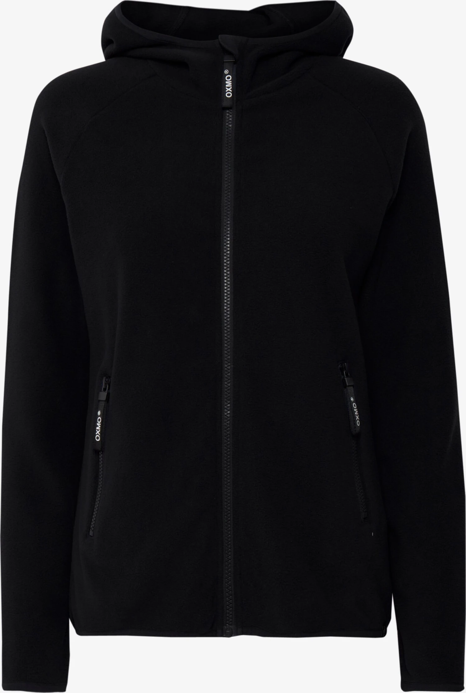 OXMO Outdoorjacken Fleecejacke FINJA Frauen Schwarz