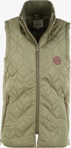 OXMO Westen Steppweste Alita Frauen Grün
