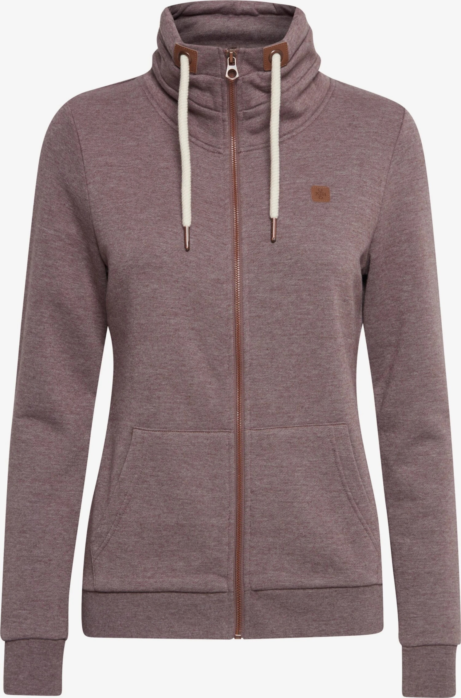 OXMO Sweatjacken Sweatjacke Vicky Frauen Braun