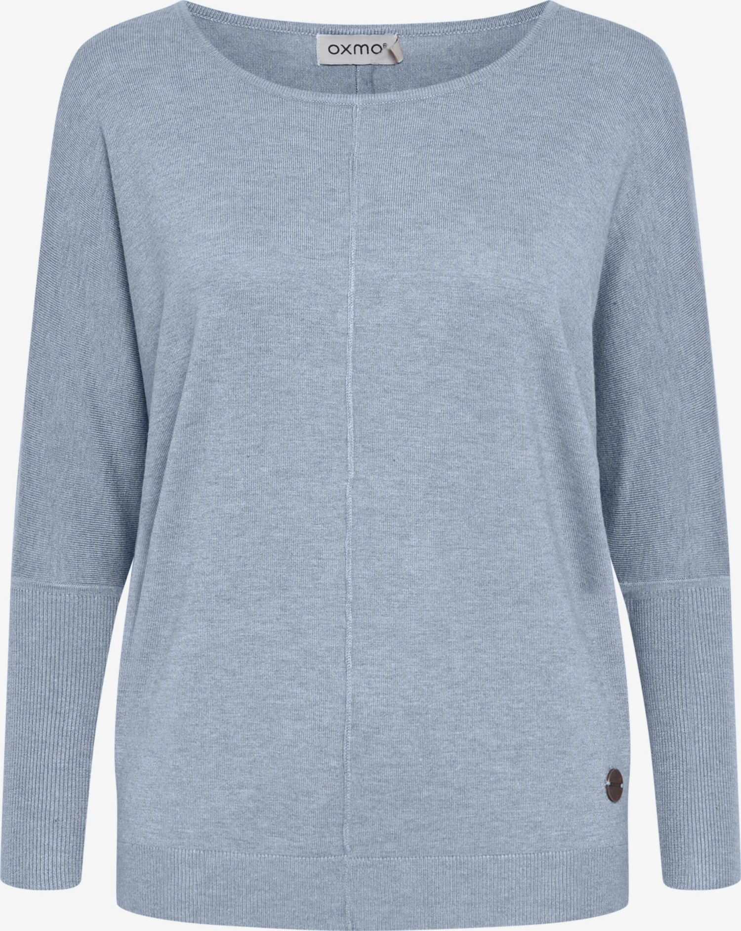 OXMO Pullover Strickpullover Herdis Frauen Blau