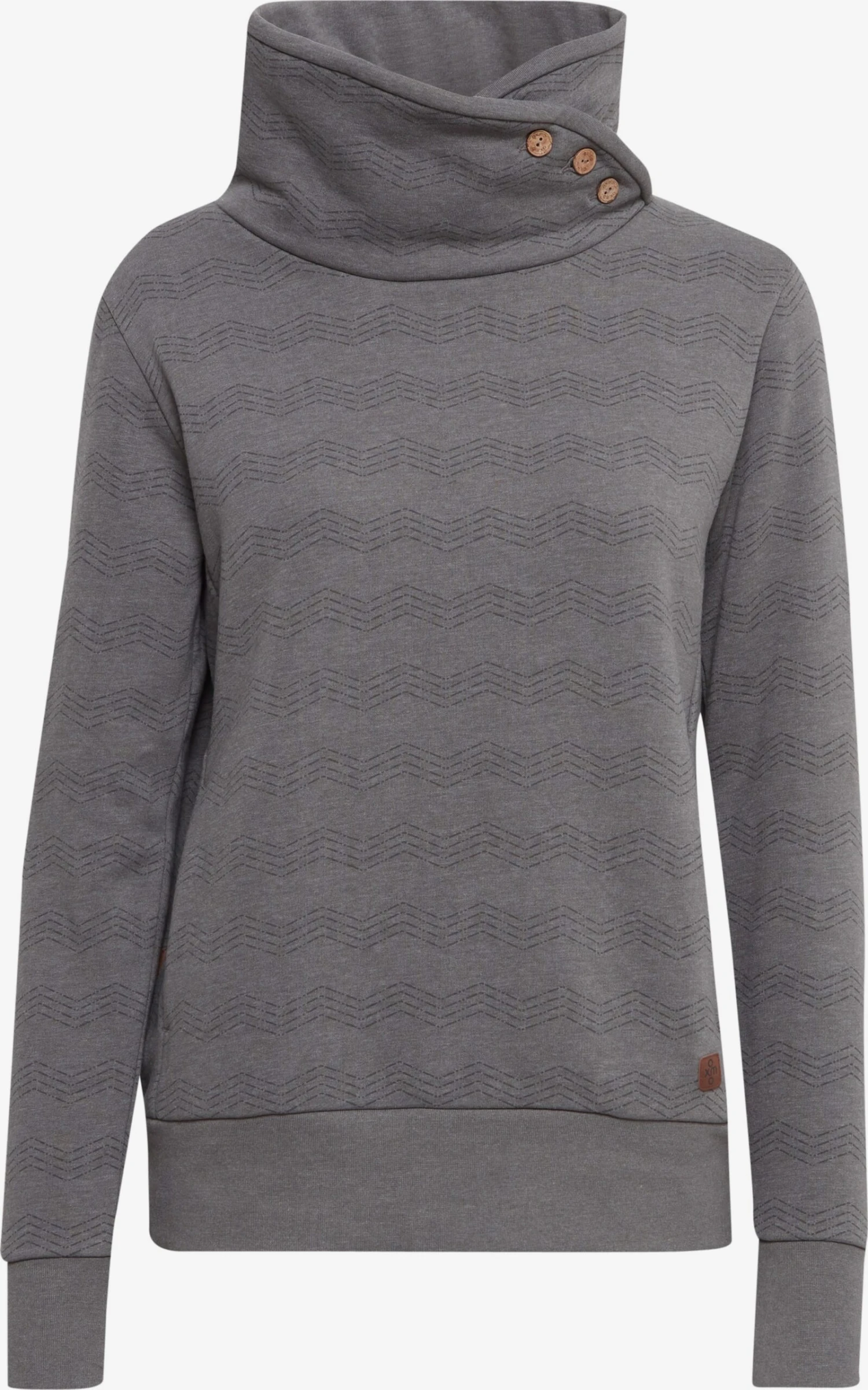 OXMO Sweatshirts Sweatshirt VERNITA Frauen Graumeliert