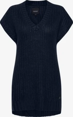 OXMO Feinstrickpullover Pullover Lene Frauen Navy