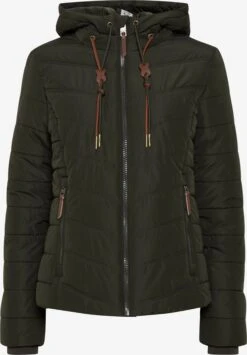 OXMO Winterjacken Winterjacke Mala Frauen Dunkelgrün