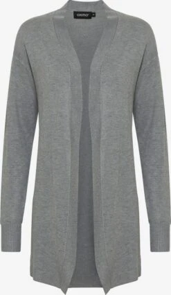 OXMO Strickjacken Strickjacke Kat Frauen Graphit