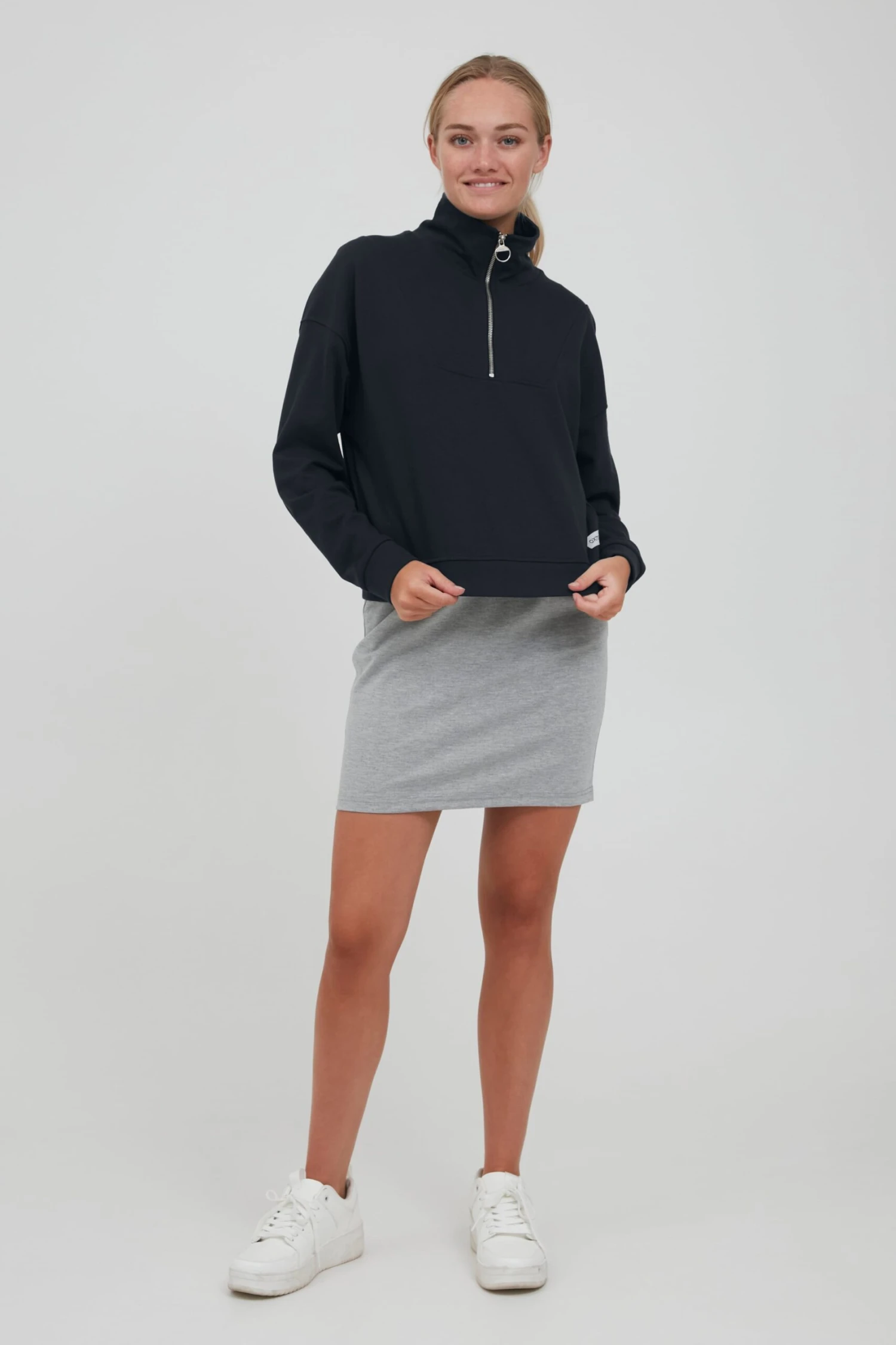 OXMO Pullover & Strick Pullover GRETHE Frauen Dunkelblau – Bild 3