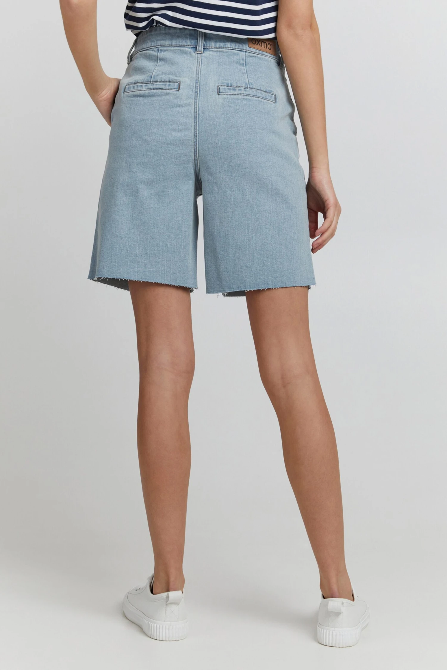 OXMO Shorts Regular Hose Freya Frauen Blau – Bild 4