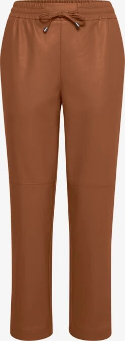 OXMO Stoffhosen Regular Jogger Pants PAULIA Frauen Braun