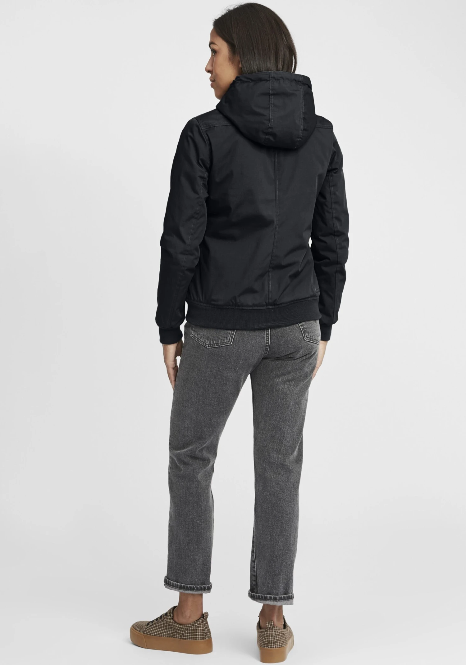 OXMO Übergangsjacken Kurzjacke Tilla Frauen Schwarz – Bild 4