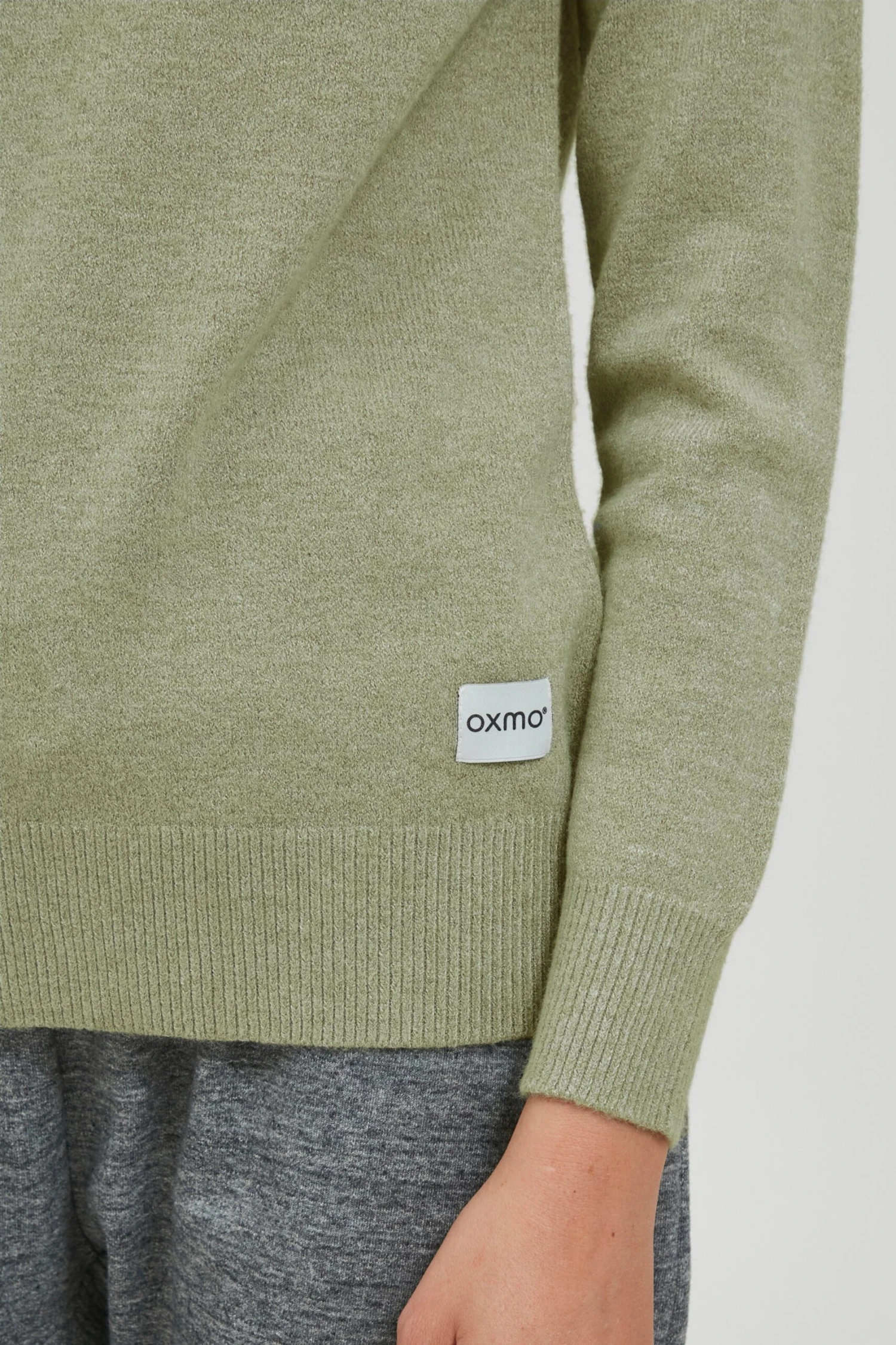 OXMO Pullover Strickpullover MARIA Frauen Grün – Bild 5