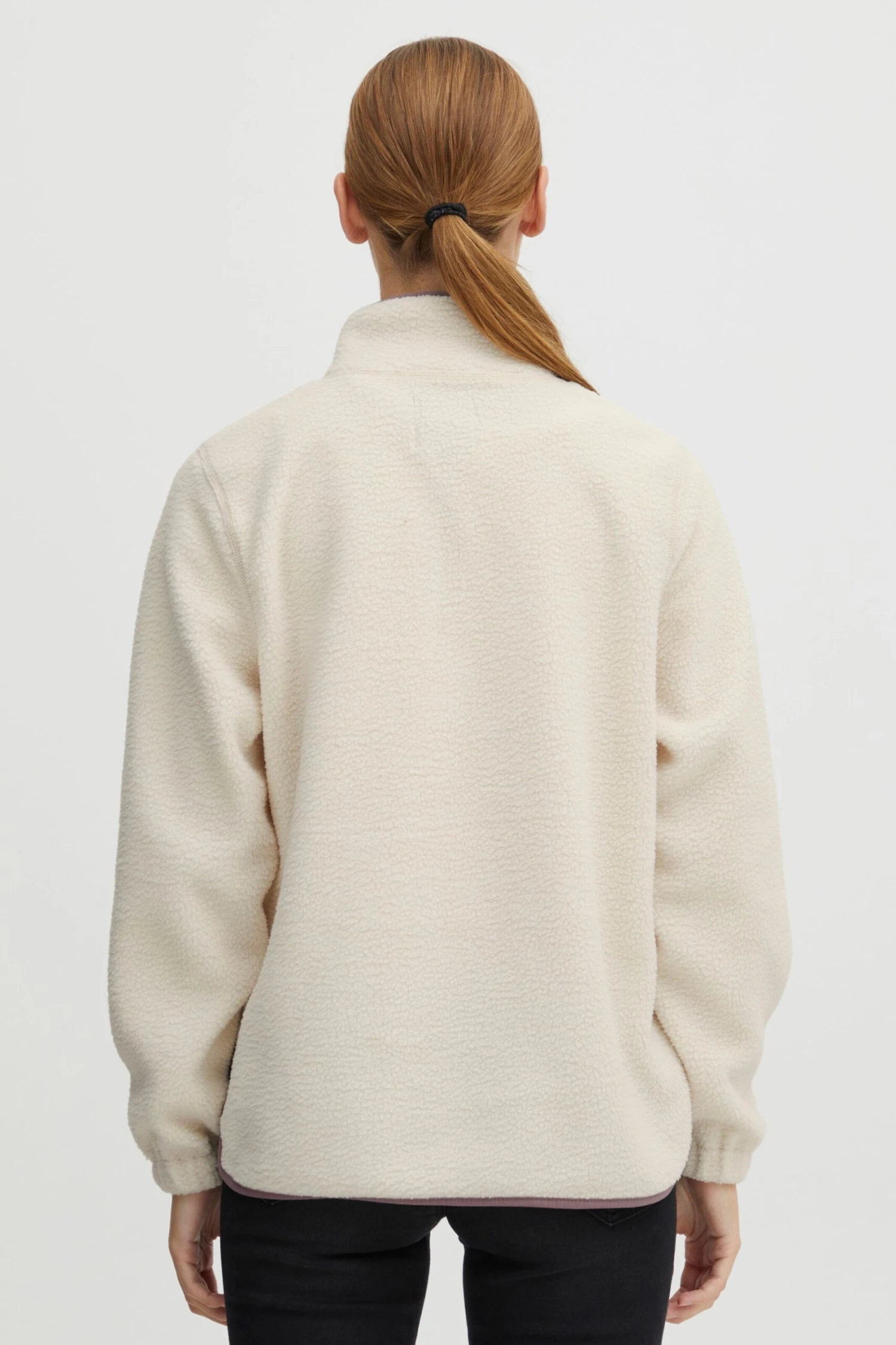 OXMO Pullover Stricktroyer Piala Frauen Beige – Bild 5